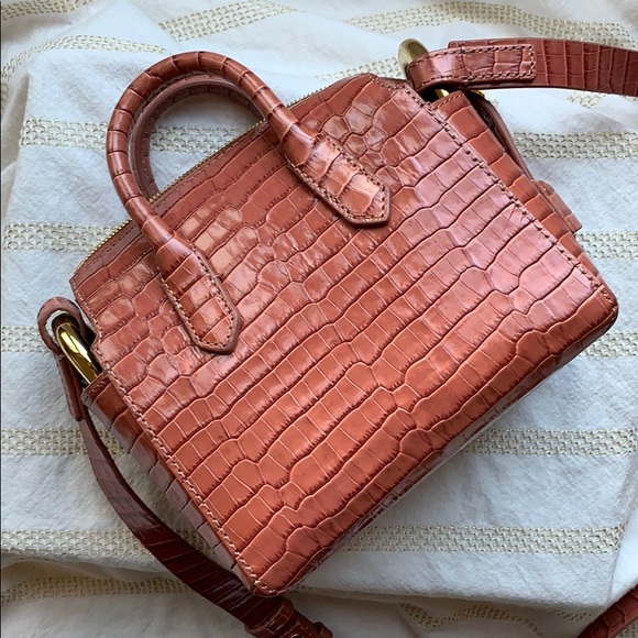 J. Crew Handbags - Crocodile Leather Mini Crossbody
